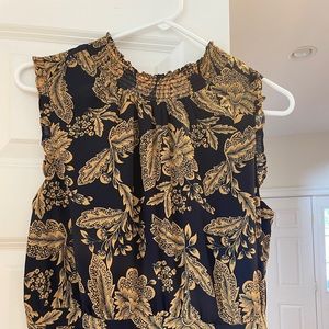 J crew size 10, midi, sleeveless dress